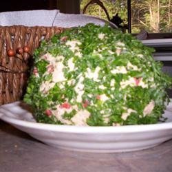 April's Roasted Red Pepper Cheese Ball