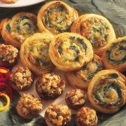 Spinach-Cheese Swirls