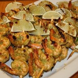 Spicy Coconut and Lime Grilled Shrimp