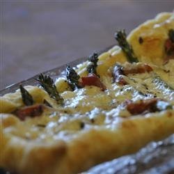 Asparagus, Prosciutto and Fontina Tart