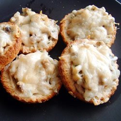 Mushroom Toast Cups