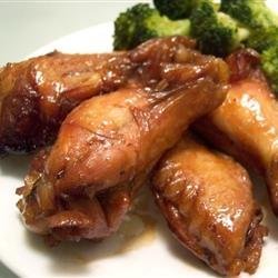 Orange Glazed Chicken Wings