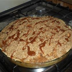 Caramel Apple Crumble Pie