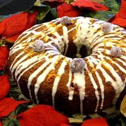 Olive Oil Cranberry Bundt Cake