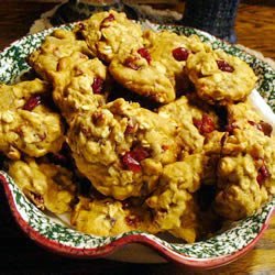 Cranberry Orange Oat Cookies