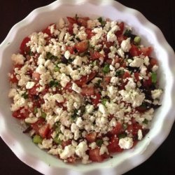 Layered Greek Bean Dip