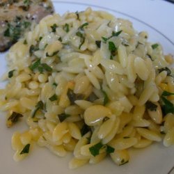 Herbed Orzo With Pine Nuts