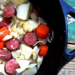 Cabbage Sausage Supper