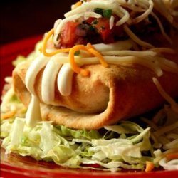 Baked Baja Beef Chimichangas