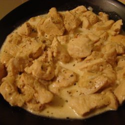 Chicken with Mustard and Tarragon Cream Sauce