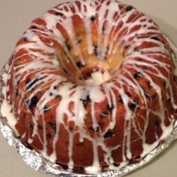 Blueberry Cream Cheese Pound Cake