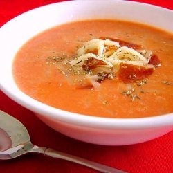 Easy Pizza Soup or Dressed-Up Tomato Soup