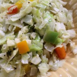 Cajun Peppered Cabbage