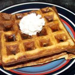 Cardamom Sour Cream Waffles