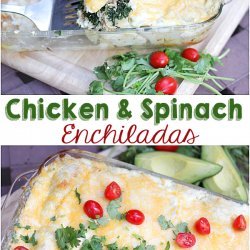 Chicken and Spinach Enchiladas!