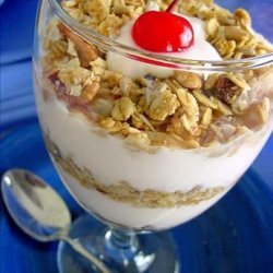 A Breakfast Yogurt Parfait (Granola)