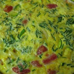 Zucchini-Tomato Frittata