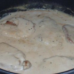 Pork Chops With Country Gravy and Mashed Potatoes
