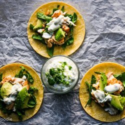 Fish Tacos With Lime-Cilantro Crema