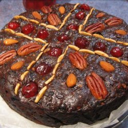 Decadently Rich Port and Chocolate Christmas Cake