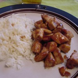 Stove Top Bourbon Chicken