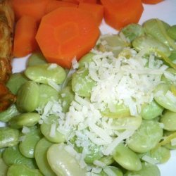 Lemony Lima Beans With Parmesan