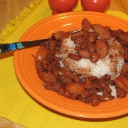 Very Slow Cooking Red Beans and Rice