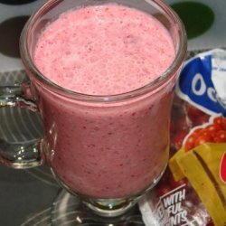 Cranberry, Orange Cream Cheese Smoothie!