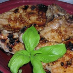 Ginger-Honey Glazed Barbecued Pork Chops