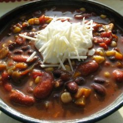 Sweet and Spicy Vegetarian Chili