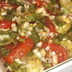 Baked Zucchini with Tomatoes