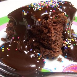 Microwave Chocolate Snack Cake