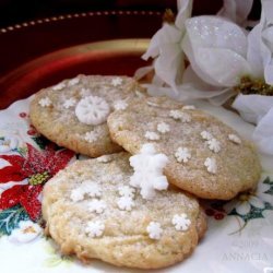 White Snowflake Cookies