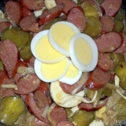 Savory Sausage Salad (aka Wurstsalat)