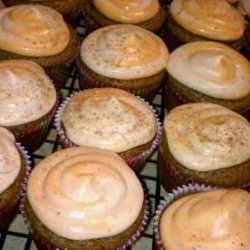 Pumpkin Cupcakes With Cream Cheese Frosting