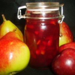 Plum Kissed Pear Jam