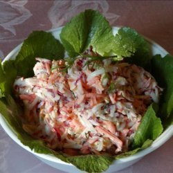 Creamy Radish Slaw