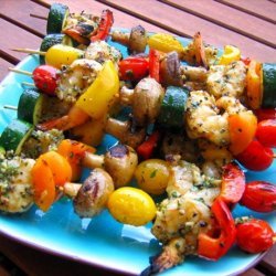 Grilled Garlic Pepper Shrimp