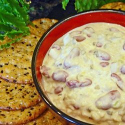 Linda's Kidney Bean Dip With Crackers