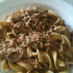 Crock Pot Pork Stroganoff