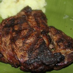 Peppered Rib-Eye Steaks