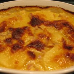 Ham and Potatoes Au Gratin