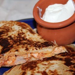 Buffalo Chicken Quesadillas