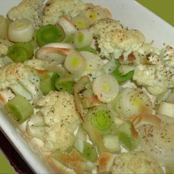 Cauliflower-Leek Bake (1 Point)