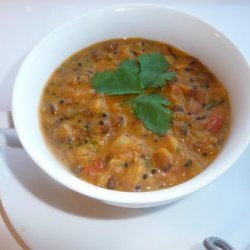 Mulligatawny Soup with Lentils