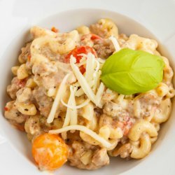 Macaroni with Cheese & Ground Beef