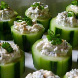 Stuffed Cucumber Cups