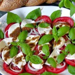 Basil , Tomato & Mozzarella Cheese