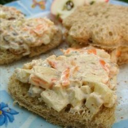 Apple Carrot Finger/Tea Sandwiches