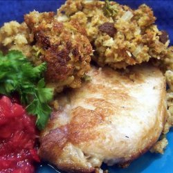 Not Really Stuffed-Stuffed Pork Chops